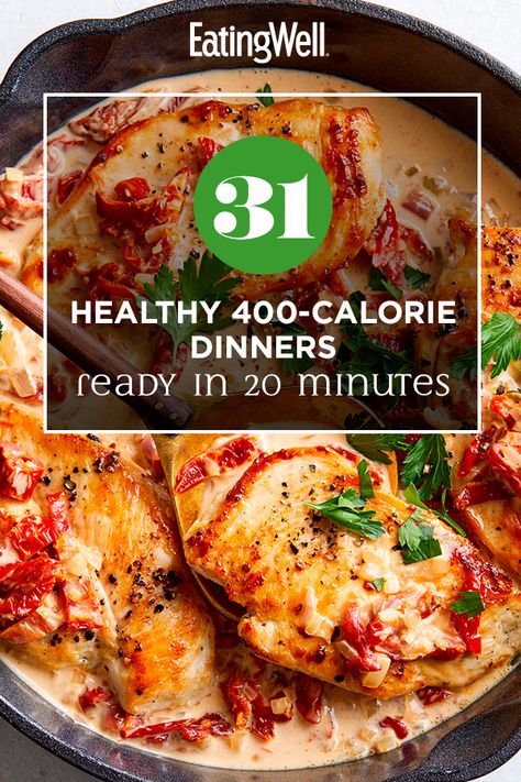 These low-calorie dinner recipes are perfect when you need a meal on the table quickly. These recipes take just 20 minutes or less to put together. Each serving has 400 calories or less and is full of fresh vegetables and filling proteins like chicken or shrimp. #dinner #dinnerideas #supperideas #dinnerrecipes #healthydinnerideas #healthydinnerrecipes #healthyrecipes Meals Under 500 Calories Recipes, Healthy Dinner Recipes Under 500 Calorie, 200 Calorie Lunch, 400 Calorie Dinner, 600 Calorie Meals, Healthy Low Calorie Dinner, Low Cal Dinner, Meals Under 400 Calories, Low Calorie Recipes Dinner