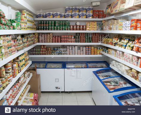 Download this stock image: Oriental Food Store Interior London UK TV000117 - BAEP7R from Alamy's library of millions of high resolution stock photos, illustrations and vectors. Grocery Store Design Interior, Mini Store Ideas, Mini Mart Interior Design, Convenience Store Design Small, Mini Store Design Small Spaces, Mini Market Design Interior, Mini Grocery Store Design Small Spaces, Mini Store Design, Mini Grocery Store Design