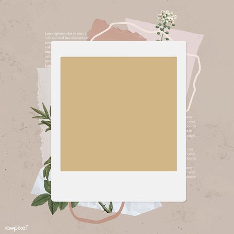 Blank collage photo frame template on beige background vector | premium image by rawpixel.com / NingZk V. Instax Frame Template, Aesthetic Picture Frame Template, Collage Photo Frame Template, Instax Frame, Photo Frame Template, Collage Photo Frame, Animal Print Background, Collage Collage, Old Paper Background