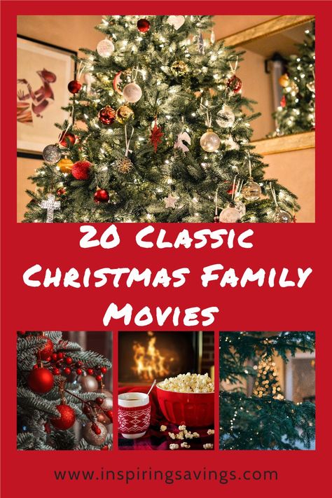 Christmas Movie Classics, Best Christmas Movies Of All Time, Vintage Christmas Movies, Classic Christmas Movies List, Best Family Christmas Movies, Top Christmas Movies, Famous Christmas Movies, Old Christmas Movies, Kids Christmas Movies