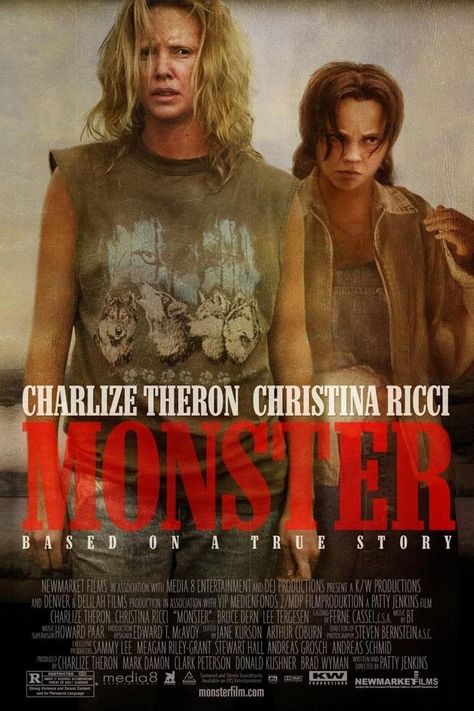 "Monster" movie poster, 2003. Aileen Wuornos, Kubo And The Two Strings, Classic Posters, Cam Gigandet, Film Trailer, Viggo Mortensen, Bon Film, Septième Art, Movies Worth Watching