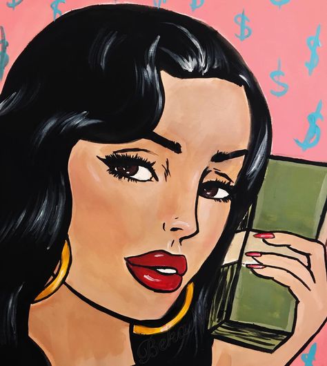 Beka Nicole on Instagram: “If you ain’t talkin money I don’t wanna talk 💸💰💸💰💸🤑🤑🤑” Latina Profile Picture Cartoon, Latina Profile Picture, Latina Girl Pfp, Latina Cartoon Pfp, Characters Aesthetic, Cartoon Pfp, Latina Girl, Girl Pfp, Profile Pictures