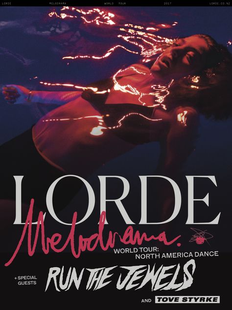 Lorde Aesthetic Poster, Lorde Concert, Lorde Aesthetic, Lorde Melodrama, Song Posters, Dorm Posters, World Dance, Aesthetic Poster, Music Poster Design