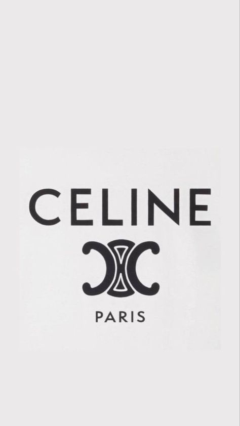 Logos, Celine Logo Wallpaper, Celine Wallpaper, Celine Brand, Hermes Logo, Black Men Tattoos, Celine Logo, Aesthetic Objects, Clever Logo