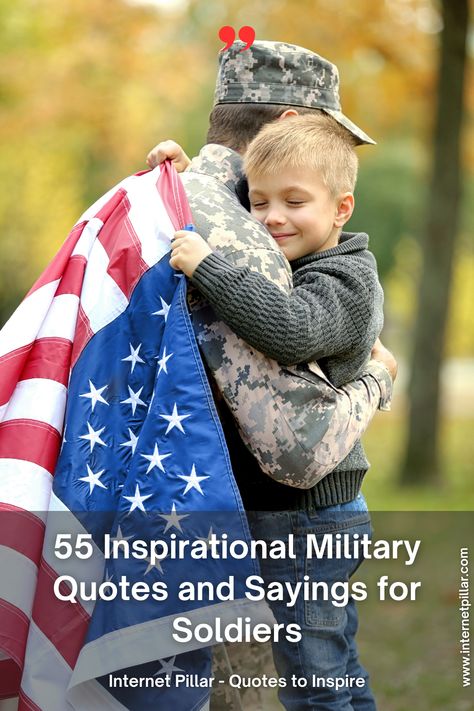 55 Inspirational Military Quotes and Sayings for Soldiers - quotes | inspirational quotes | motivational quotes | inspiring quotes | quotes of the day | quotes about life | life quotes | love quotes - #quotes #love #motivation #inspiration #life #quote #quoteoftheday #success #motivationalquotes #inspirationalquotes #quotestoliveby #photooftheday #happy #travel #lifestyle #positivevibes #lifequotes #instagram #poetry #follow #nature #inspiringquotes #selfimprovement Nature, Army Quotes Soldiers Motivational, Marine Quotes Inspirational, Army Quotes Soldiers, Military Quotes Inspirational, Soldier Quotes Inspirational, Soldiers Quotes, Inspirational Military Quotes, Marine Corps Quotes