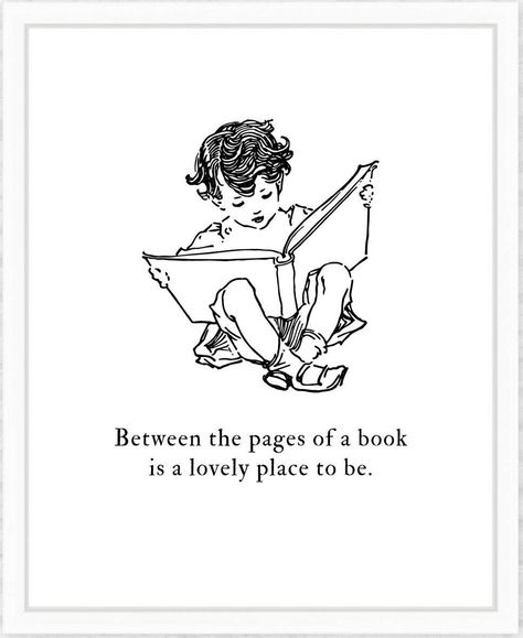 A lovely reading art print with a vintage drawing and the quote, “Between the pages of a book is a lovely place to be.” From TheArtofObservation on Etsy. Click through to see this and other Book Lover Gift Ideas! #reading #quotes #Booklover #giftideas #wallart Quotes About Hobby, Between The Pages Of A Book Quotes, Quote For Book Lover, Between The Pages Of A Book, Reading Quote Tattoo, Love Of Books Quotes, I Love Reading Books Quotes, Bookworm Aesthetic Quotes, Reading A Book Quotes