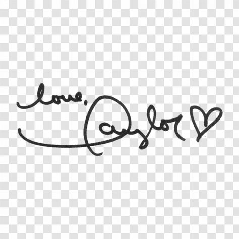 Taylor Swift Signature Tattoo, Taylor Swift Transparent Background, Symbols For Taylor Swift Albums, Taylor Swift Sign, Celebrity Signatures, Taylor Swift Autograph, Taylor Swift Symbols, Taylor Swift Logo, Taylor Swift Signature