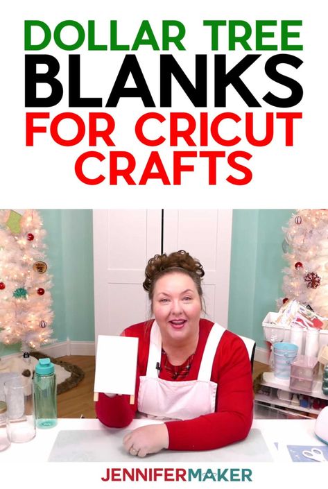 Dollar Tree Blanks for Cricut Crafts Dollar Tree Blanks For Cricut, Quick Cricut Gifts, Dollar Tree Cricut Projects To Sell, Dollar Tree Cricut Crafts, Dollar Tree Cricut Projects, Xmas Crafts Diy, Dollar Tree Cricut, Quick Diy Gifts, Jennifer Maker