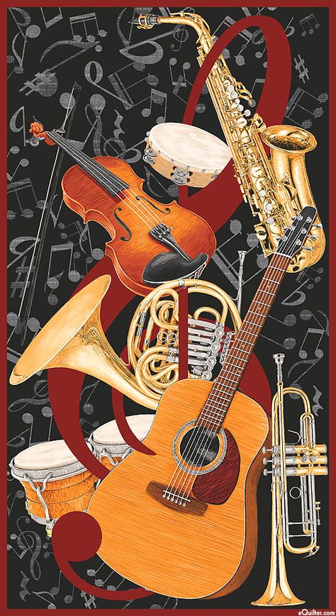 Images Pop Art, Let The Music Play, Art Musical, Instruments Art, Jazz Art, Music Painting, Cotton Crafts, Music Artwork, Musical Art