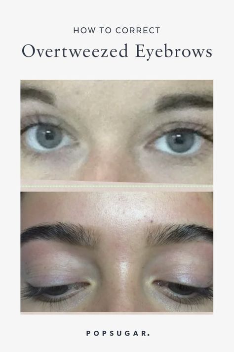 Make Eyebrows Grow, Growing Out Eyebrows, Fix Eyebrows, Overplucked Eyebrows, Regrow Eyebrows, Short Eyebrows, How To Make Eyebrows, Grow Eyebrows Thicker, Bad Eyebrows