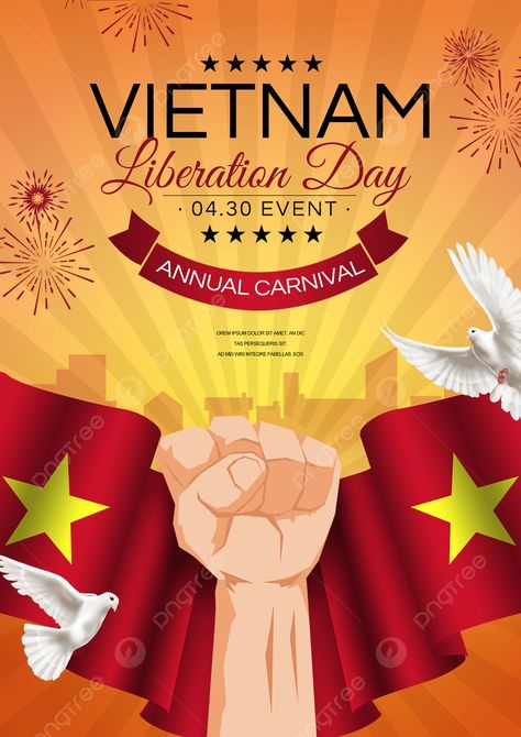 Independance Day Poster, Korean Independence Day, Vietnam Flag, Celebration Poster, Independence Day Poster, 15 August Independence Day, Liberation Day, Celebration Background, Simple Poster