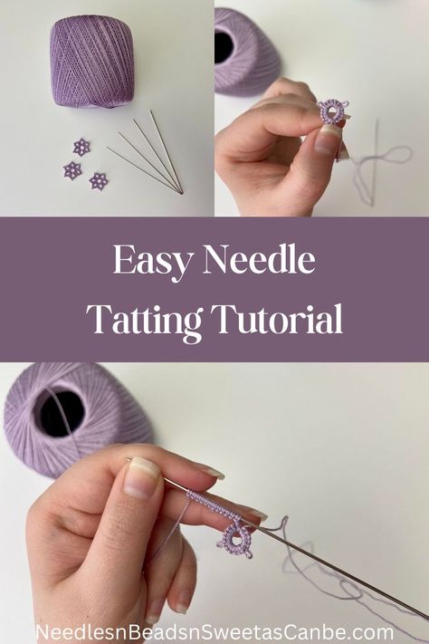 Make Up 80s Style, Tatting For Beginners, Make Up For Beginners, Needle Tatting Tutorial, Bobbin Lace Tutorial, Halloween Farmhouse, Tatting Patterns Free, Farmhouse Front Porch, Make Up Natural