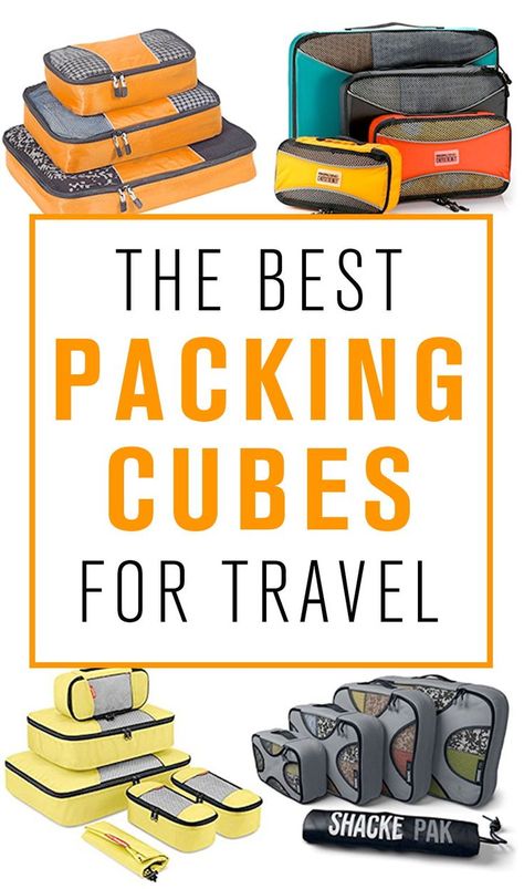 Looking for the best packing cubes for travel? Look no further. Click the pin and get a list of the best packing cubes currently on the market. Travel Packing, Packing Tips, Best Packing Cubes, Travel Cubes, Packing Cubes, Travel Planning, Travel Hacks, Travel Light, Best Vacations