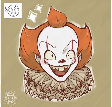 Anime Face Expressions, Expression Challenge, Pennywise The Clown, Anime Face, Pennywise The Dancing Clown, Anime Faces Expressions, Horror Movie Icons, Horror Movie Art, Horror Characters