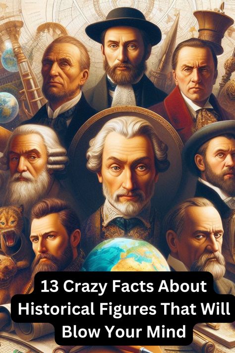 13 Crazy Facts About Historical Figures That Will Blow Your Mind Minions, Crazy Facts, Facts That Will Blow Your Mind, Historical Facts Interesting, Weird Historical Facts, Crazy Facts Mind Blowing, Facts About America, Wierd Facts, Bizarre Facts