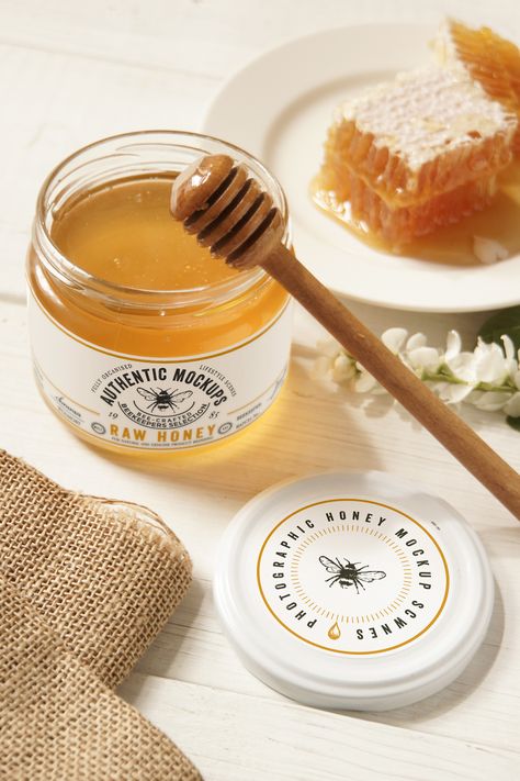 Honey Jar Logo Mockup on Behance