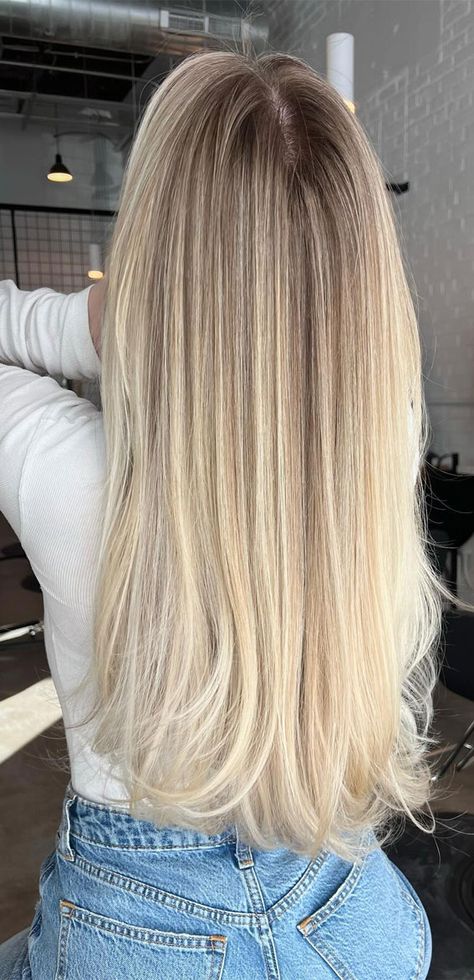 balayage hair color, balayage hair dark, balayage hair blonde, blonde balayage hair, balayage hair brown, balayage hair vs highlights, balayage hair blonde, balayage hair color ideas, brunette balayage ideas Balayage Blonde Brown Hair, Blonde Soft Balayage, Balayage, Balayage Hair Bright Blonde, Medium Balayage Hair Blonde, Blonde Balayage Back View, Blonde Face Frame Balayage, Blonde Balayage Vanilla, Icy Blonde Balayage On Brown Hair