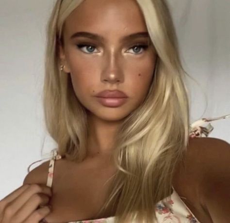 Dag Make Up, Bombshell Makeup, Sunkissed Makeup, Skandinavian Fashion, Angel Makeup, Flot Makeup, Makeup Vs No Makeup, Tanned Makeup, Smink Inspiration