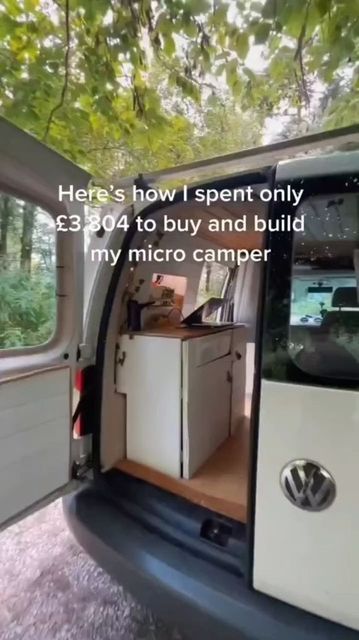 Project Van Life 🚐 on Instagram: "Living the van life doesn’t need to be expensive. 😍 Just check out Shannon’s Caddy conversion and see how it only cost her £3,804 to buy and build her micro camper. 🎥 by @shannon_lawford. Follow her page and check out her inspiring travel and wedding photos. If you’re interested in learning how you can live Van Life (step-by-step) click the link in our bio and check out VAN LIFE ACADEMY. There you’ll learn how to build your own van from multiple different te Caddy Conversion, Micro Camper Diy, Caddy Van, Minivan Camper Conversion, Micro Camper, Mini Camper, Camper Renovation, Campervan Conversions, Camper Life