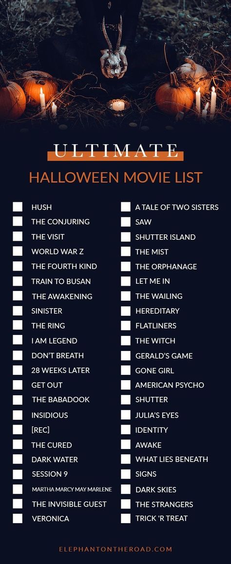 Halloween Words List, Scary Movie Night Ideas, Witch Movies List, Autumn Movies List, Halloween Night In, Autumn Movie Night, Halloween Movie Night Ideas, Movie Night Movies, Halloween Movie List