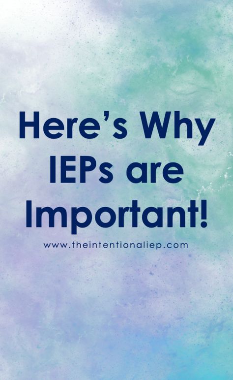 IEPs give students legal protection, and make it possible for parents and teachers to work together to provide students with disabilities an education. Let’s take a look at all of the ways that IEP’s are important! Sped Resources, Special Education Organization, Iep Organization, Class Routine, Individual Education Plan, Classroom Schedule, Education Tips, Special Needs Mom, Iep Goals