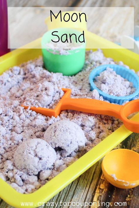 Homemade moon sand is a fun and easy sensory activity that can be enjoyed by children of all ages. It is made with just a few simple ingredients that you probably already have on hand. Moon sand is a great way to explore different textures and colors, and it can also be used to create fun shapes and designs. Sensory Activities, Homemade Moon Sand, Moon Sand, Sensory Activity, Crafty Kids, Childrens Crafts, Different Textures, Home A, Worlds Of Fun