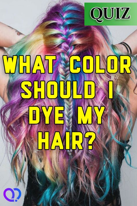 What Color Should You Dye The Hair? This quiz might help! #haircolor #quiz What Hair Color Goes With Green Eyes, Vivid Hair Color For Green Eyes, What Color To Dye Your Hair, Colors That Look Good On Blondes, Bold Hair Colors For Pale Skin, Hair Color For Green Blue Eyes, Colors For Hair Ideas, What’s Your Favorite Color, Perfect Hair Color For Skin Tone Quiz