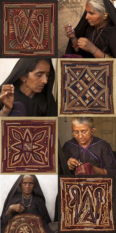 Patchwork, Rabari Embroidery, Ancient Crafts, Indian Culture And Tradition, Kutch Embroidery, Predator Alien Art, India Textiles, Weaving Loom Diy, Kutch Work Designs