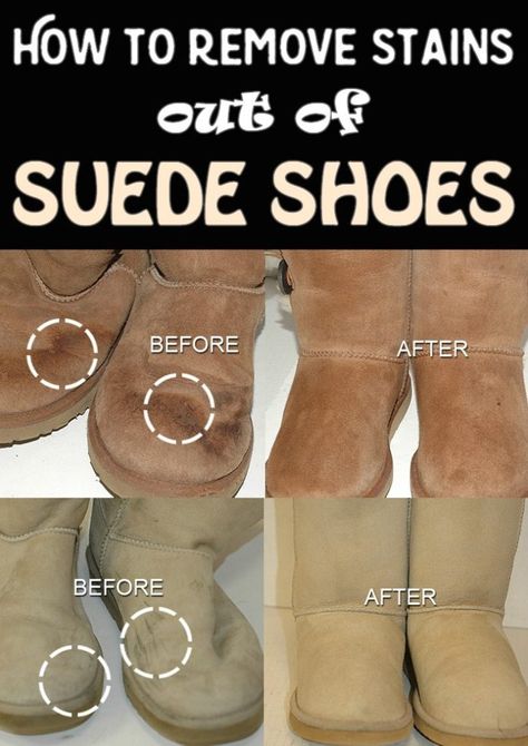 Learn how to remove stains out of suede shoes. Shoe Cleaner Diy, Suede Shoe Cleaner, Diy Para A Casa, Shoe Hacks, Shoe Cleaner, Clean Hacks, Homemade Toilet Cleaner, Clean Baking Pans, How To Clean Suede