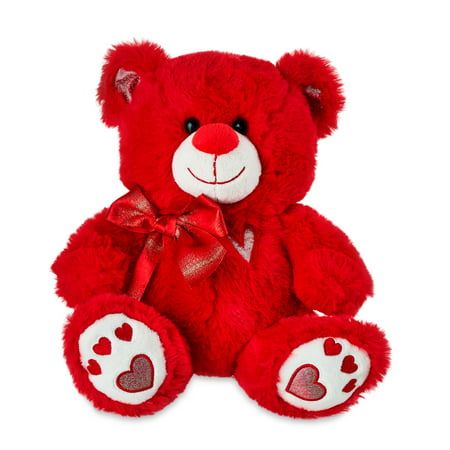 Cute Teddy Bear Pics, Pink Glitter Shoes, Red Teddy Bear, Valentines Day Bears, Teddy Bears Valentines, Cuddly Teddy Bear, Red Fur, Teddy Bear Pictures, Red Valentine