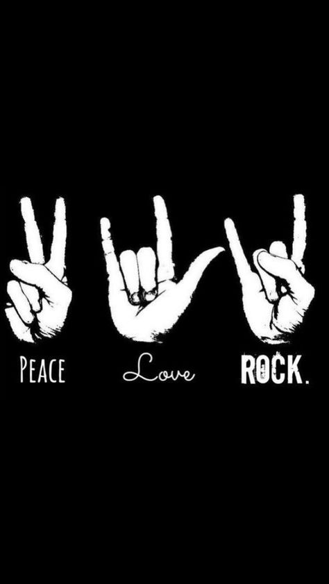 Peace Love Rock-n-Roll Rock And Roll Quotes, Festa Rock Roll, Muzică Rock, Show No Mercy, Rock Music Quotes, Motivation Design, Seni Pop, Hard Rock Music, Papa Roach