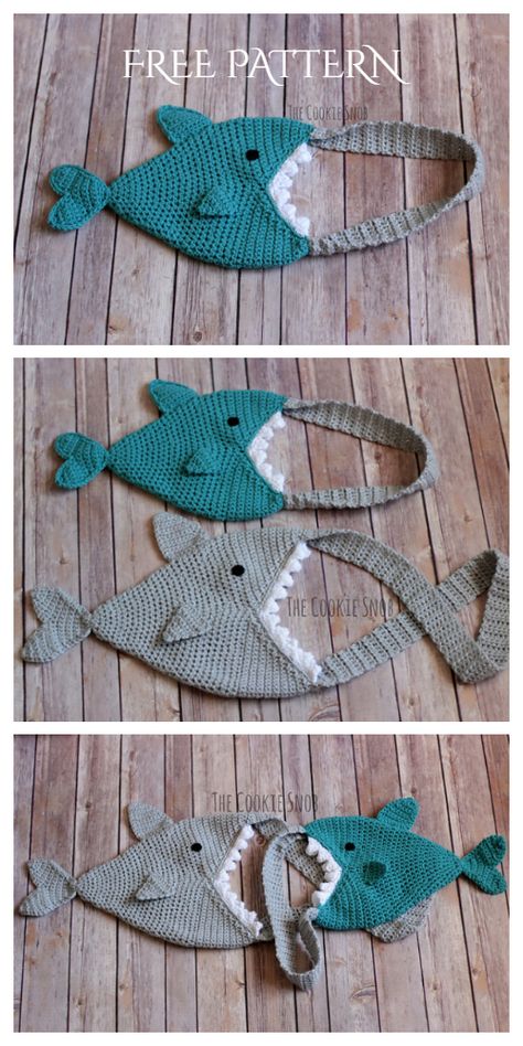 Knitted Shark Pattern Free, Crochet Shark Bag Free Pattern, Animal Bag Crochet Pattern Free, Shark Bag Crochet, Crochet Animal Purse Free Pattern, Croche Bag Free Pattern, Amigurumi Free Pattern Shark, Shark Crochet Free Pattern, Crochet Animal Bags Free Pattern