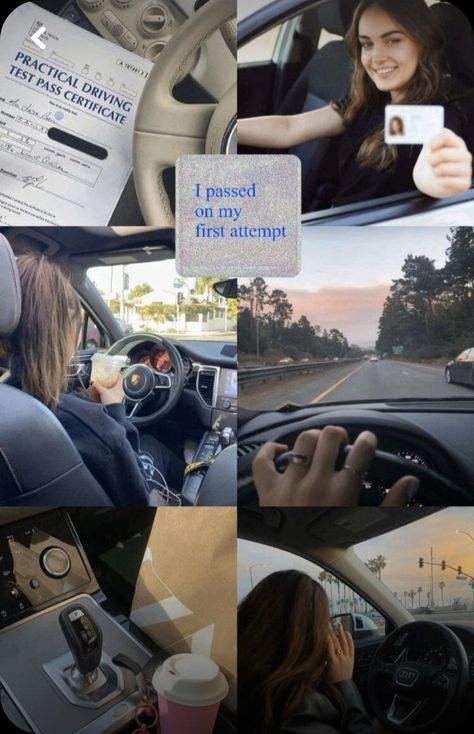 2024 Vision Board License, License Astetic, Permit Pictures Aesthetic, Driver Permit Picture, Getting My Driving License, Getting My Permit, Got My Drivers Licence, 2024 Vision Board Driving, Getting My License Aesthetic