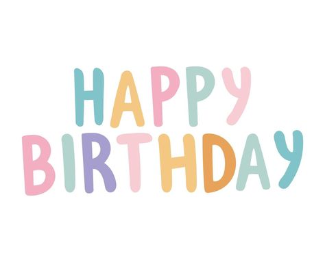 Happy Birthday Logo, Happy Birthday Font, Happy Birthday Words, Birthday Logo, Happy Birthday Png, Handwriting Script, Create Quotes, Birthday Words, Happy Birthday Text