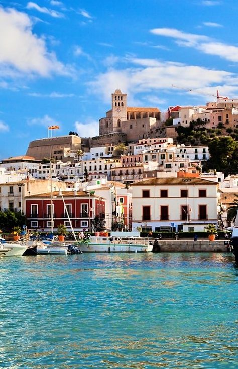 Ibiza, Spain | Put this on your bucket list. Well known for the lively nightlife and summer outposts, Ibiza is one place you need to explore. Ushuaia, Ibiza Island, Backpacking Spain, Ibiza Travel, Spain Culture, Ibiza Town, Ibiza Spain, Spain Holidays, Balearic Islands