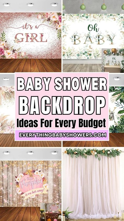 A baby shower is a celebration of new life and new beginnings. What better way to set the tone for this exciting event than with a beautiful, custom backdrop? Whether you’re looking for something simple and elegant or festive and over-the-top, there’s sure to be a backdrop option that fits both your style and your budget. Here are some ideas to get you started. Girl Baby Shower Backdrop Ideas, Baby Shower Backdrop No Balloons, Baby Shower Decoration Ideas At Home, Baby Shower For Girls Ideas, Backdrop Baby Shower Ideas, Baby Shower Backdrop Ideas Girl, Simple Baby Shower Backdrop, Baby Shower Backdrop Diy, Easy Baby Shower Decorations