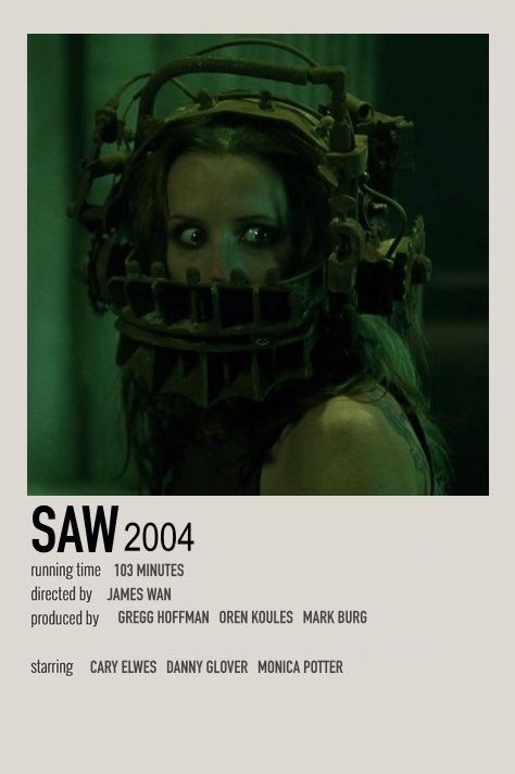 Saw 2 Poster, Minimalist Horror Poster, Halloween Movie Poster Aesthetic, Horror Movie Recs, Minimalist Horror Movie Posters, Horror Films Wallpaper, Horror Movie Posters Aesthetic, Scary Movies Posters, Come Play Movie