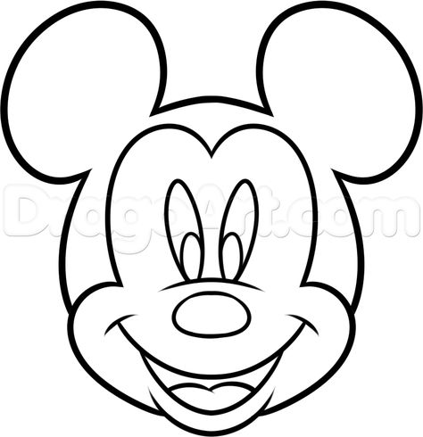 How to Draw Mickey Mouse For Kids, Step by Step, Disney Characters, Cartoons, Draw Cartoon Characters, FREE Online Drawing Tutorial, Added by Dawn, January 6, 2015, 2:25:44 pm Mickey Mouse Drawing Easy, Mouse For Kids, Mickey Mouse Kunst, Mickey Mouse Drawing, Draw Mickey Mouse, Mickey Drawing, Miki Mouse, Mickey Mouse Sketch, Mickey Mouse Crafts