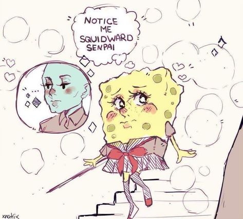 Memes, Spongebob X Squidward Comic, Spongebob X Squidward, Spongebob Fanart, Human