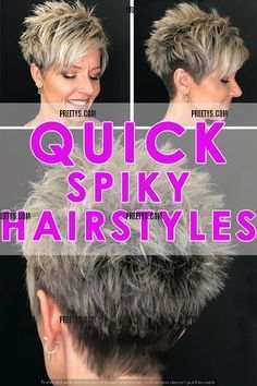 Grit and Grace: Spiky Hairstyle Ideas That Define Modern Femininity Short Spiky Hairstyles For Women, Spiky Hairstyles For Women, Spikey Hair, Spikey Short Hair, Spiky Hairstyles, The Undercut, Short Spiky Haircuts, Short Spiked Hair, Sassy Haircuts