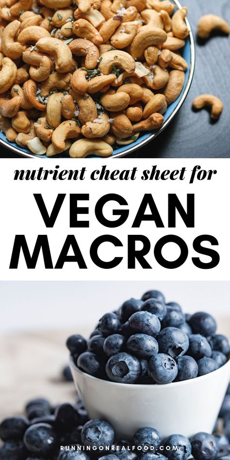 Macro Cheat Sheet, Quick Diet, Healthy Vegan Snacks, High Protein Vegan, Macro Meals, Vegan Nutrition, Vegan Meal Plans, Vegan Meal Prep, Diet Vegetarian