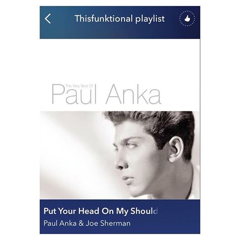 #Thisfunktional #Music: #SongsIWakeUpTo #Series #PutYourHeadOnMyShoulder by #PaulAnka. #Listen to #PandoraRadioStation #ThisfunktionalPlaylist on the #PandoraApp or the Thisfunktional.com #Homepage (#Link in #Bio). #FollowMe on #SocialMedia  #Instagram #Twitter and #Facebook  as well as #Pandora. #LinkInBio #Blog #Blogger #Blogging #Journalist www.thisfunktional.com Paul Anka, Vintage Inspired Wedding, Community Service, Music Studio, Music Streaming, Brown Aesthetic, Music Producer, Music Love, Music Poster