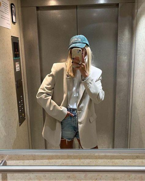 😋 😛 😝 😜 🤪 🤨 🧐 Alledaagse Outfits, Look Blazer, Blazer Outfit, Elegante Casual, Stil Inspiration, Mode Ootd, Looks Street Style, Inspiration Mode, Outfits Verano