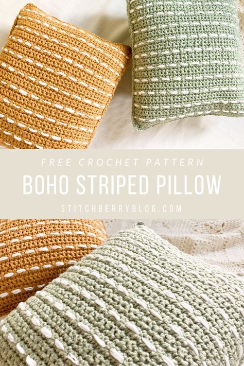 Boho Crochet Cushion Pattern Free, Crochet Pillow Sham Pattern, Removable Crochet Pillow Cover Pattern Free, Unique Crochet Pillows, Cushion Covers Crochet, Modern Crochet Projects Latest Trends, Crochet Boho Decor Ideas, Small Crochet Home Decor, Crochet Patterns Cushion