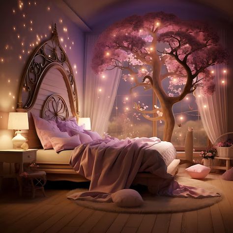 Fairy themed bedroom Magical Bedroom Ideas For Adults, Themed Rooms For Adults, Themed Bedroom Ideas For Adults, Fairy Bedroom Ideas For Adults, Fairy Themed Bedroom, Bedroom Miniature, Fairytale Room, Dream Bedroom Inspiration, Vibe Bedroom