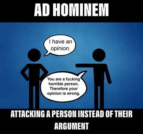 Fallacy Examples, Logic And Critical Thinking, Win Argument, Ad Hominem, Logical Fallacies, Christian Apologetics, Cognitive Bias, Funny Post, Social Influence