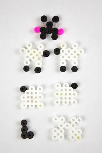 3d perler bead sheep craft- how to directions for kids Sheep Perler Beads, Directions For Kids, Peter Beads, Bead Pins, Stripey Socks, Sheep Craft, Dog Pearls, Sheep Crafts, Easy Perler Bead Patterns