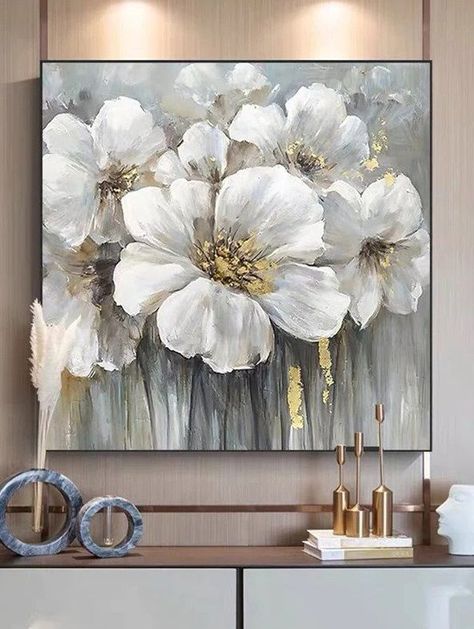 Painting On Canvas For Beginners, Gold Art Painting, Black Canvas Paintings, Canvas For Beginners, Flower Painting Canvas, Cat Air, Soyut Sanat Tabloları, Easy Canvas Painting, Acrylic Painting For Beginners