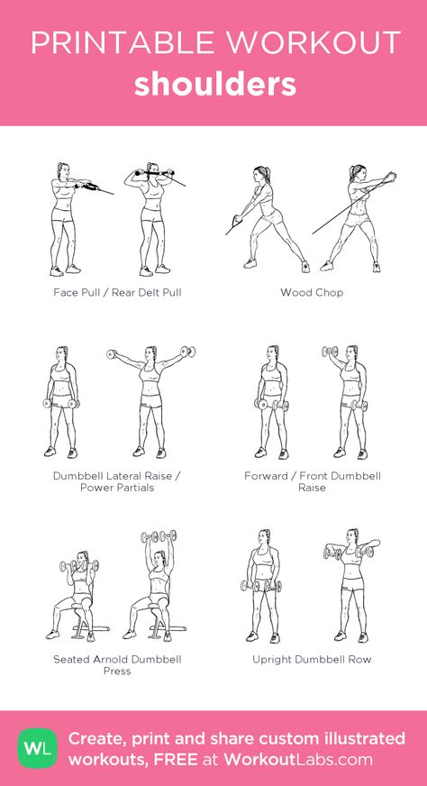 Women Back And Shoulder Workout, Shoulder Workout Gym For Women, Free Weight Shoulder Exercises, Back Biceps And Shoulder Workout, Shoulder Workout Weights, Gym Workouts Women Shoulders, Neck And Shoulder Workout, Abs And Shoulder Workout, Free Weight Shoulder Workout