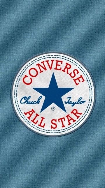 Converse Wallpaper, Diy Tableau, Converse Logo, Wallpaper Images Hd, Wallpaper Mobile, Go Wallpaper, Blue Converse, Sneaker Art, Star Blue